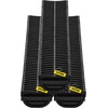 image:imageVEVOR Trench Drain System 5 Pack Channel Drain with Plastic Grate 57 x 31 in HDPE Drainage Trench Black Plastic Garage Floor Waterway 5 x 39 in with 5 End Caps for Garden Driveway3pack 5731in  plastic