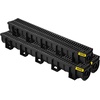 image:imageVEVOR Trench Drain System 5 Pack Channel Drain with Plastic Grate 57 x 31 in HDPE Drainage Trench Black Plastic Garage Floor Waterway 5 x 39 in with 5 End Caps for Garden Driveway3pack 5951in  plastic