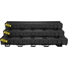 image:imageVEVOR Trench Drain System 5 Pack Channel Drain with Plastic Grate 57 x 31 in HDPE Drainage Trench Black Plastic Garage Floor Waterway 5 x 39 in with 5 End Caps for Garden Driveway6pack 5951in  plastic