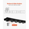 image:imageVEVOR Trench Drain System 5 Pack Channel Drain with Plastic Grate 57 x 31 in HDPE Drainage Trench Black Plastic Garage Floor Waterway 5 x 39 in with 5 End Caps for Garden Driveway6pack 5731in  plastic