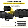 image:imageVEVOR Trench Drain System 5 Pack Channel Drain with Plastic Grate 57 x 31 in HDPE Drainage Trench Black Plastic Garage Floor Waterway 5 x 39 in with 5 End Caps for Garden Driveway3pack 5951in  plastic