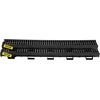 image:imageVEVOR Trench Drain System 5 Pack Channel Drain with Plastic Grate 57 x 31 in HDPE Drainage Trench Black Plastic Garage Floor Waterway 5 x 39 in with 5 End Caps for Garden Driveway3pack 5731in  plastic