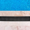 image:imageVEVOR Trench Drain System 5 Pack Channel Drain with Plastic Grate 57 x 31 in HDPE Drainage Trench Black Plastic Garage Floor Waterway 5 x 39 in with 5 End Caps for Garden Driveway5pack 5975in  plastic