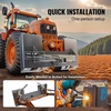 image:imageVEVOR Universal 3Point Skid Steer Plate 38 Skid Steer Attachment Plate 7000lbs Skid Steer Mount Plate Steel Adapter Loader Compatible with Deere Kubota Bobcat Mahindra Skid Steers Tractors14 inch Cut Out