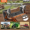 image:imageVEVOR Universal 3Point Skid Steer Plate 38 Skid Steer Attachment Plate 7000lbs Skid Steer Mount Plate Steel Adapter Loader Compatible with Deere Kubota Bobcat Mahindra Skid Steers Tractors38 inch Cut Out
