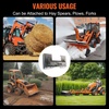 image:imageVEVOR Universal 3Point Skid Steer Plate 38 Skid Steer Attachment Plate 7000lbs Skid Steer Mount Plate Steel Adapter Loader Compatible with Deere Kubota Bobcat Mahindra Skid Steers Tractors14 inch Cut Out