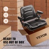 image:imageVEVOR Universal Tracor Seat Lawn Mower Seat with Micro Switch and Drainage Holes 63118 inch Extended Slot Tractor Seat for Tractor Loader Excavator2023New with ArmrestBelt