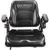 image:imageVEVOR Universal Tracor Seat Lawn Mower Seat with Micro Switch and Drainage Holes 63118 inch Extended Slot Tractor Seat for Tractor Loader Excavator2023New with ArmrestBelt