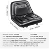 image:imageVEVOR Universal Tracor Seat Lawn Mower Seat with Micro Switch and Drainage Holes 63118 inch Extended Slot Tractor Seat for Tractor Loader ExcavatorOne piece style