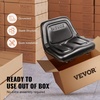 image:imageVEVOR Universal Tracor Seat Lawn Mower Seat with Micro Switch and Drainage Holes 63118 inch Extended Slot Tractor Seat for Tractor Loader ExcavatorOne piece style