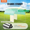 image:imageVEVOR Walkin Greenhouse 54 x 811 x 772 Greenhouse for Outdoors with Windows PE Cover 2 Tiers 14 Shelves RollUp Zipper Door Walk in Green House Portable Plant Garden Hot House for BackyardGreen