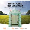 image:imageVEVOR Walkin Greenhouse 54 x 811 x 772 Greenhouse for Outdoors with Windows PE Cover 2 Tiers 14 Shelves RollUp Zipper Door Walk in Green House Portable Plant Garden Hot House for BackyardGreen