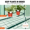 image:imageVEVOR Walkin Greenhouse 54 x 811 x 772 Greenhouse for Outdoors with Windows PE Cover 2 Tiers 14 Shelves RollUp Zipper Door Walk in Green House Portable Plant Garden Hot House for BackyardGreen