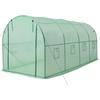image:imageVEVOR Walkin Greenhouse 54 x 811 x 772 Greenhouse for Outdoors with Windows PE Cover 2 Tiers 14 Shelves RollUp Zipper Door Walk in Green House Portable Plant Garden Hot House for BackyardGreen