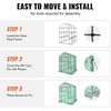 image:imageVEVOR Walkin Greenhouse 54 x 811 x 772 Greenhouse for Outdoors with Windows PE Cover 2 Tiers 14 Shelves RollUp Zipper Door Walk in Green House Portable Plant Garden Hot House for BackyardGreen