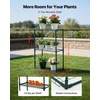 image:imageVEVOR Walkin Greenhouse 54 x 811 x 772 Greenhouse for Outdoors with Windows PE Cover 2 Tiers 14 Shelves RollUp Zipper Door Walk in Green House Portable Plant Garden Hot House for BackyardGreen