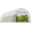 image:imageVEVOR Walkin Tunnel Greenhouse 194x97x65 ft Hoop House Greenhouse Tunnel Plant Hot House with Galvanized Steel Frame White PE Cover Rollup Zipper Door and 12 Windows for OutdoorWhite