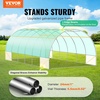 image:imageVEVOR Walkin Tunnel Greenhouse 194x97x65 ft Hoop House Greenhouse Tunnel Plant Hot House with Galvanized Steel Frame White PE Cover Rollup Zipper Door and 12 Windows for OutdoorGreen