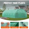 image:imageVEVOR Walkin Tunnel Greenhouse 194x97x65 ft Hoop House Greenhouse Tunnel Plant Hot House with Galvanized Steel Frame White PE Cover Rollup Zipper Door and 12 Windows for OutdoorGreen