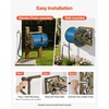 image:imageVEVOR Wall Mounted Garden Hose Reel Holds 125 ft 58inch Hose HeavyDuty Water Hose Winder SpaceSaving Design Outdoor Manual Reel with Brass Fitting and Storage Basket for Yard LawnBronze