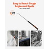image:imageVEVOR Watering Wand 36Inch Extra Long Heavy Duty Garden Hose Wand with 8 Spray Patterns amp 180 Swivel Head Long Hose Nozzle Sprayer with onoff Thumb Control Ideal for Hanging Baskets36 Inch
