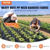image:imageVEVOR Weed Barrier Fabric Heavy Duty 4x100FT 58oz Woven Landscape Fabric Garden Fabric Weed Barrier Weed Control Fabric Ground Cover Geotextile Fabric for Landscaping Weed Block Gardening MatWoven