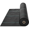 image:imageVEVOR Weed Barrier Fabric Heavy Duty 4x100FT 58oz Woven Landscape Fabric Garden Fabric Weed Barrier Weed Control Fabric Ground Cover Geotextile Fabric for Landscaping Weed Block Gardening MatWoven