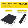 image:imageVEVOR Weed Barrier Fabric Heavy Duty 4x100FT 58oz Woven Landscape Fabric Garden Fabric Weed Barrier Weed Control Fabric Ground Cover Geotextile Fabric for Landscaping Weed Block Gardening MatWoven