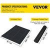 image:imageVEVOR Weed Barrier Fabric Heavy Duty 4x100FT 58oz Woven Landscape Fabric Garden Fabric Weed Barrier Weed Control Fabric Ground Cover Geotextile Fabric for Landscaping Weed Block Gardening MatWoven