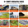 image:imageVEVOR Weed Barrier Fabric Heavy Duty 4x100FT 58oz Woven Landscape Fabric Garden Fabric Weed Barrier Weed Control Fabric Ground Cover Geotextile Fabric for Landscaping Weed Block Gardening MatNon Woven