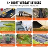 image:imageVEVOR Weed Barrier Fabric Heavy Duty 4x100FT 58oz Woven Landscape Fabric Garden Fabric Weed Barrier Weed Control Fabric Ground Cover Geotextile Fabric for Landscaping Weed Block Gardening MatNon Woven