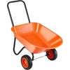 image:imageVEVOR Wheelbarrow Cart 6 Cu Ft Load amp 330 lbs Capacity One Wheel Garden Dump Cart Wheel Barrow with Metal Handle amp 16 Wide Track Wheels Easy Loading Utility Yard Cart amp Wagons for Lawn Farm5 Cu Ft Load  397 lbs