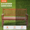 image:imageVEVOR Wood Outdoor Bench 2Person Garden Bench with Backrest and Armrests 800 lbs Load CapacityAllWeather Never Rot Patio Bench for Garden Park Yard Front Porch