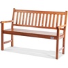 image:imageVEVOR Wood Outdoor Bench 2Person Garden Bench with Backrest and Armrests 800 lbs Load CapacityAllWeather Never Rot Patio Bench for Garden Park Yard Front Porch