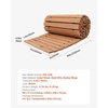 image:imageVEVOR Wooden Garden Pathway Roll Out Cedar Outdoor Walkway 8 ft x 17 in NonSlip Curved Garden Walkway Beach Wood Road FloorDecorative Lawn Paver for Backyard Boardwalk Wedding Party8ft17in