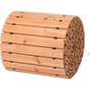 image:imageVEVOR Wooden Garden Pathway Roll Out Cedar Outdoor Walkway 8 ft x 17 in NonSlip Curved Garden Walkway Beach Wood Road FloorDecorative Lawn Paver for Backyard Boardwalk Wedding Party16ft17in