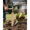 image:imageVEVOR Wooden Garden Stakes 25 Pcs 48x05x069 in Survey Grading Stakes Garden Ground Stake with Sharp Point Fir Wood Plant Support Stake Sign Posts for Silt Fence Backyard Boundaries Baselines05 x 15 x 24in25pcs