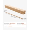 image:imageVEVOR Wooden Garden Stakes 25 Pcs 48x05x069 in Survey Grading Stakes Garden Ground Stake with Sharp Point Fir Wood Plant Support Stake Sign Posts for Silt Fence Backyard Boundaries Baselines075 x 075 x 36in25pcs