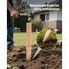 image:imageVEVOR Wooden Garden Stakes 25 Pcs 48x05x069 in Survey Grading Stakes Garden Ground Stake with Sharp Point Fir Wood Plant Support Stake Sign Posts for Silt Fence Backyard Boundaries Baselines05 x 15 x 36in25pcs