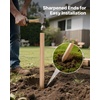 image:imageVEVOR Wooden Garden Stakes 25 Pcs 48x05x069 in Survey Grading Stakes Garden Ground Stake with Sharp Point Fir Wood Plant Support Stake Sign Posts for Silt Fence Backyard Boundaries Baselines075 x 075 x 36in25pcs