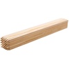 image:imageVEVOR Wooden Garden Stakes 25 Pcs 48x05x069 in Survey Grading Stakes Garden Ground Stake with Sharp Point Fir Wood Plant Support Stake Sign Posts for Silt Fence Backyard Boundaries Baselines075 x 075 x 36in50pcs