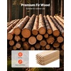 image:imageVEVOR Wooden Garden Stakes 25 Pcs 48x05x069 in Survey Grading Stakes Garden Ground Stake with Sharp Point Fir Wood Plant Support Stake Sign Posts for Silt Fence Backyard Boundaries Baselines075 x 075 x 36in25pcs