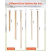 image:imageVEVOR Wooden Garden Stakes 25 Pcs 48x05x069 in Survey Grading Stakes Garden Ground Stake with Sharp Point Fir Wood Plant Support Stake Sign Posts for Silt Fence Backyard Boundaries Baselines069 x 05 x 48in25pcs