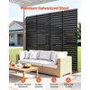 image:imageVEVOR Wooden Privacy Screen36 W x 73 H Outdoor Privacy Screen Freestanding Wood Privacy Panel with StandOutdoor Divider for Balcony Patio Lawn GardenBlack
