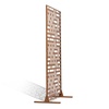 image:imageVEVOR Wooden Privacy Screen36 W x 73 H Outdoor Privacy Screen Freestanding Wood Privacy Panel with StandOutdoor Divider for Balcony Patio Lawn GardenBrown Street