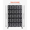 image:imageVEVOR Wooden Privacy Screen36 W x 73 H Outdoor Privacy Screen Freestanding Wood Privacy Panel with StandOutdoor Divider for Balcony Patio Lawn GardenBlack Up