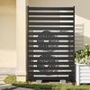 image:imageVEVOR Wooden Privacy Screen36 W x 73 H Outdoor Privacy Screen Freestanding Wood Privacy Panel with StandOutdoor Divider for Balcony Patio Lawn GardenBlack