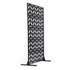image:imageVEVOR Wooden Privacy Screen36 W x 73 H Outdoor Privacy Screen Freestanding Wood Privacy Panel with StandOutdoor Divider for Balcony Patio Lawn GardenBlack Up