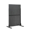 image:imageVEVOR Wooden Privacy Screen36 W x 73 H Outdoor Privacy Screen Freestanding Wood Privacy Panel with StandOutdoor Divider for Balcony Patio Lawn GardenBlack
