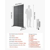 image:imageVEVOR Wooden Privacy Screen36 W x 73 H Outdoor Privacy Screen Freestanding Wood Privacy Panel with StandOutdoor Divider for Balcony Patio Lawn GardenBlack